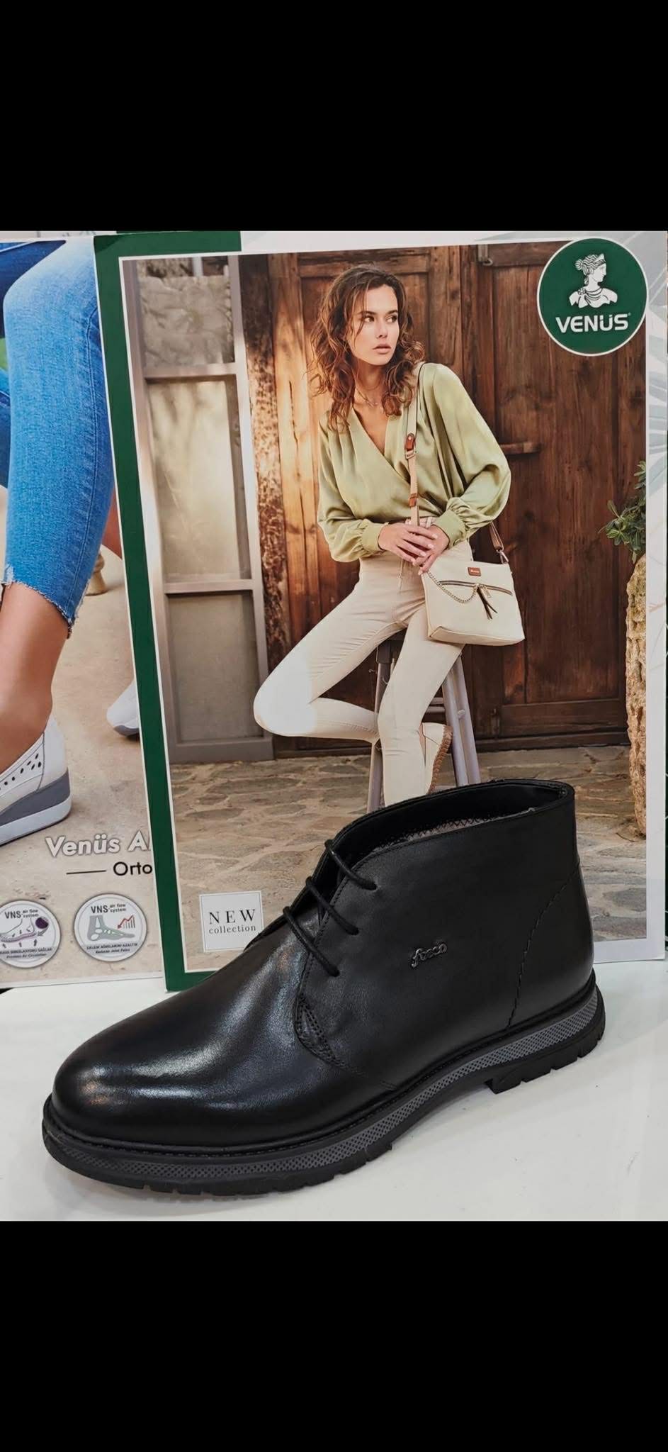 Туркийн Fosko брэндийн битүү нэхий дотортой эрэгтэй гутал